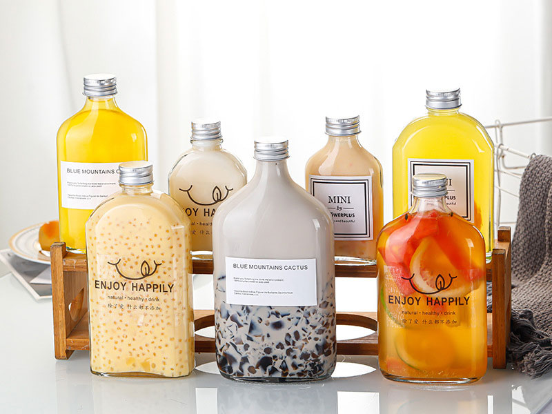 Glass Juice Containers With Lids