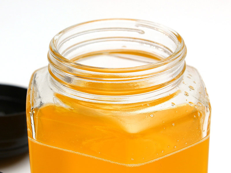 Hexagon Honey Jar 110ml 185ml