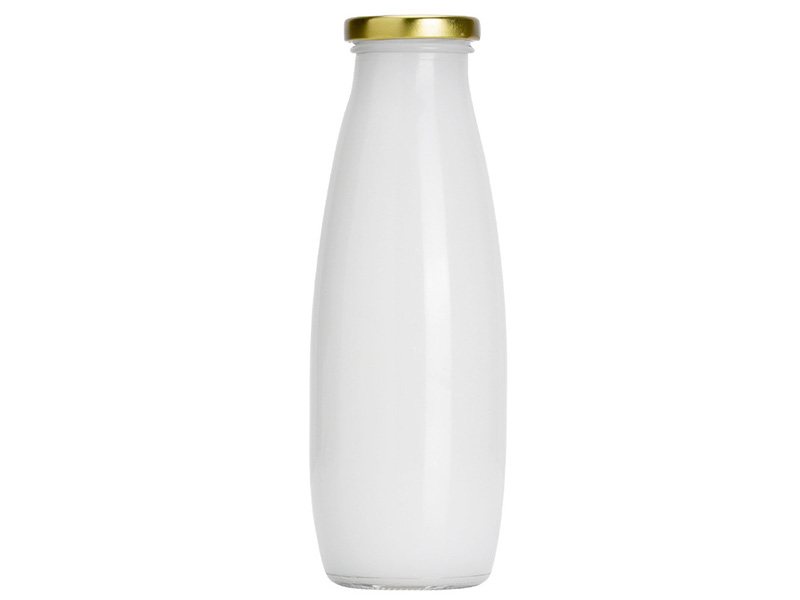 Glass Milk Bottles With Lids 200ml 250ml 500ml 1000ml