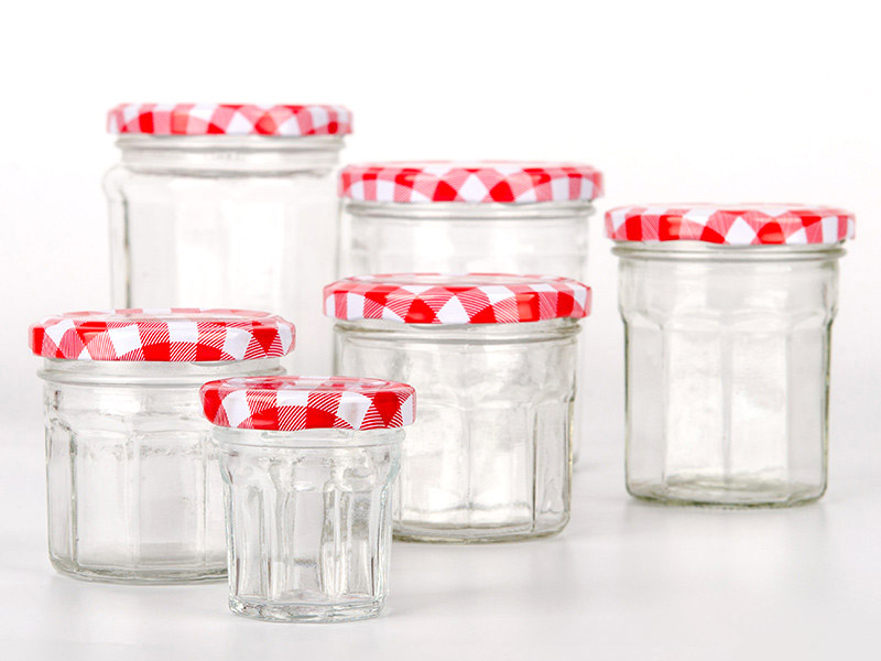 Small Jam Jars With Lids 40ml 120ml 140ml 160ml 300ml 430ml