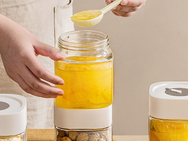 Glass Storage Jars with Lids