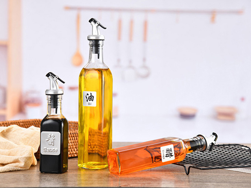 Olive Oil Bottle and Pourer 150ml 250ml 500ml