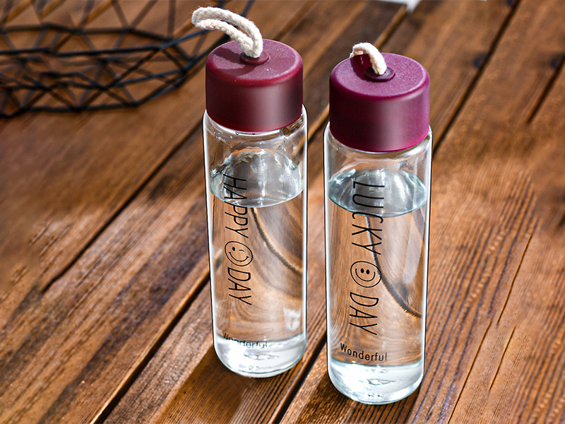 Personalized Glass Water Bottle