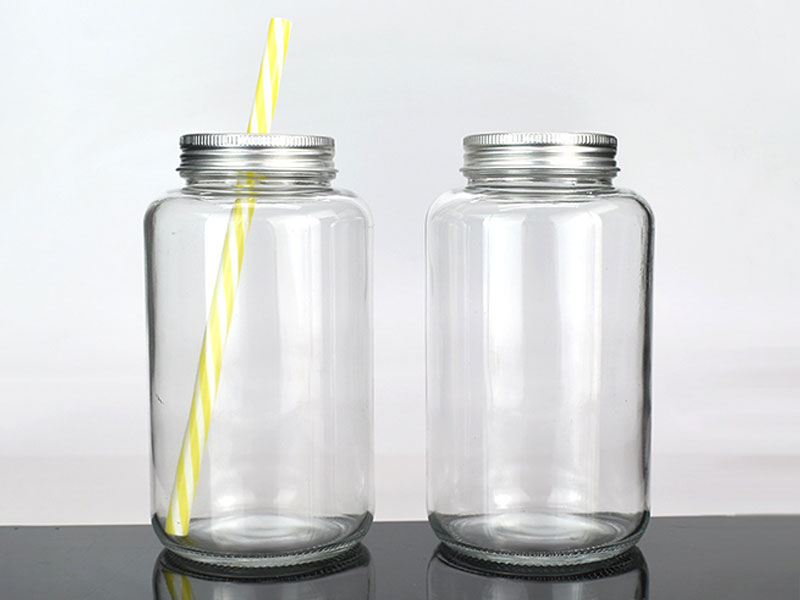 Juice Bottle with Straw