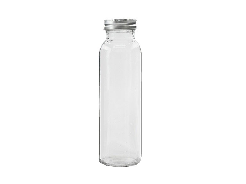 Glass Drinking Bottles with Lids 250ml