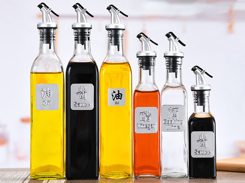 wholesale glass oil bottle