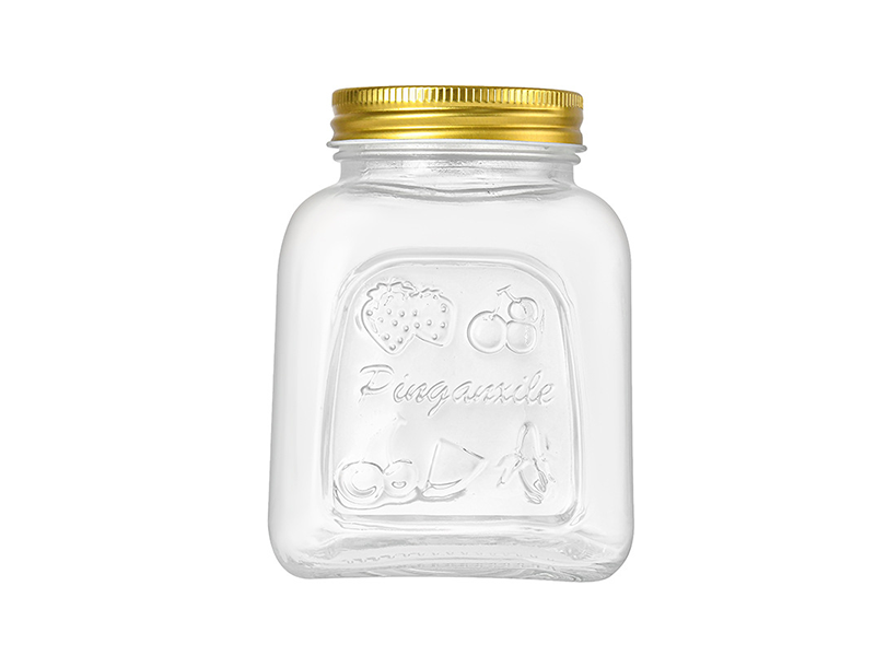 Square Canning Jar 250ml 500ml 750ml