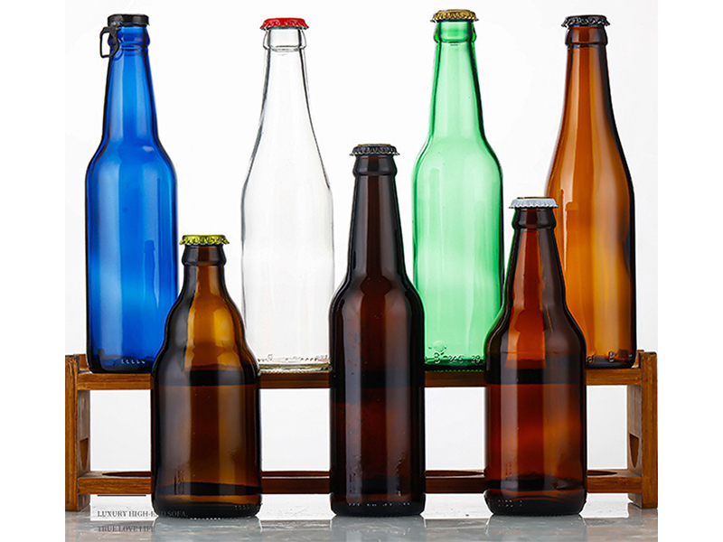 Clear Beer Bottles