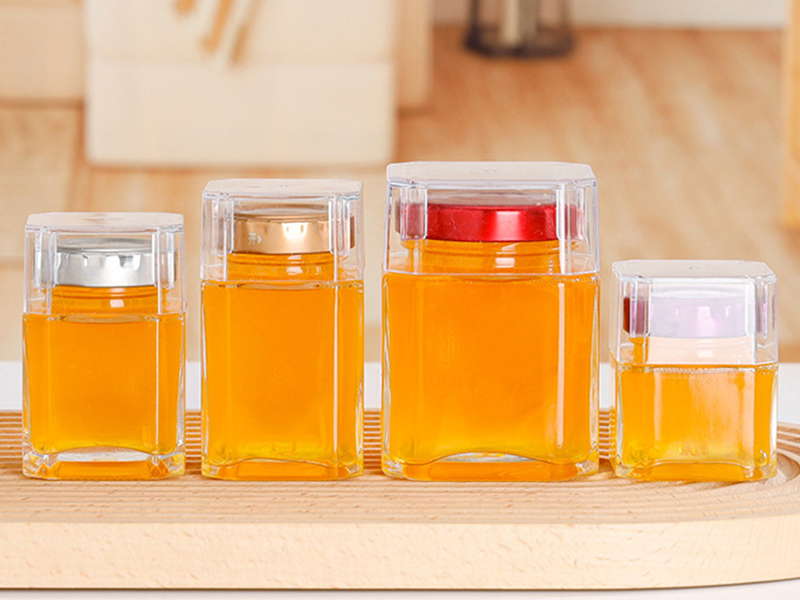 Glass Honey Jars