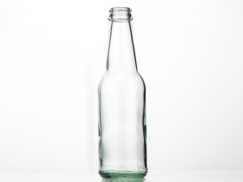 Clear Glass Beer Bottles