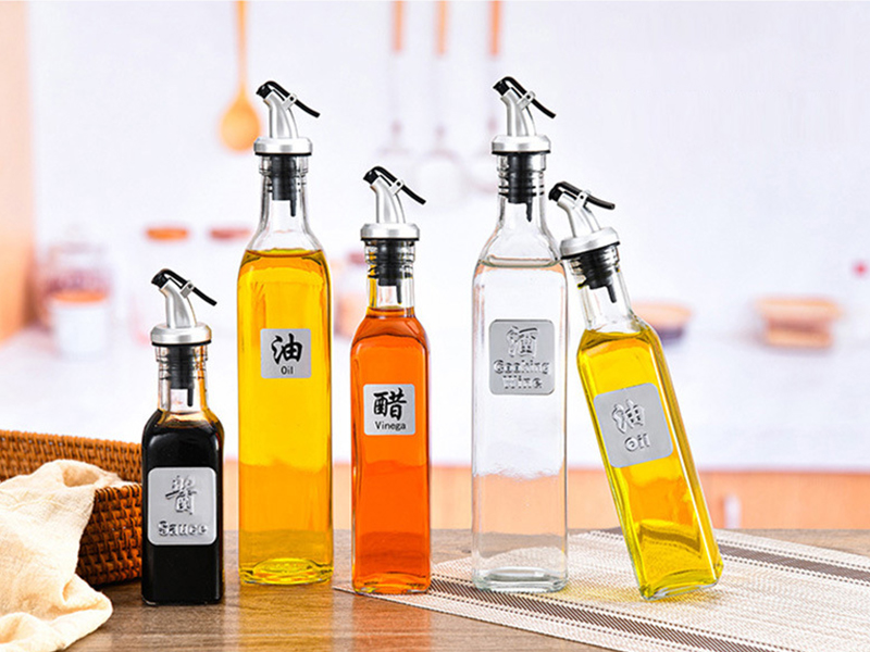 Olive Oil Bottle and Pourer 150ml 250ml 500ml