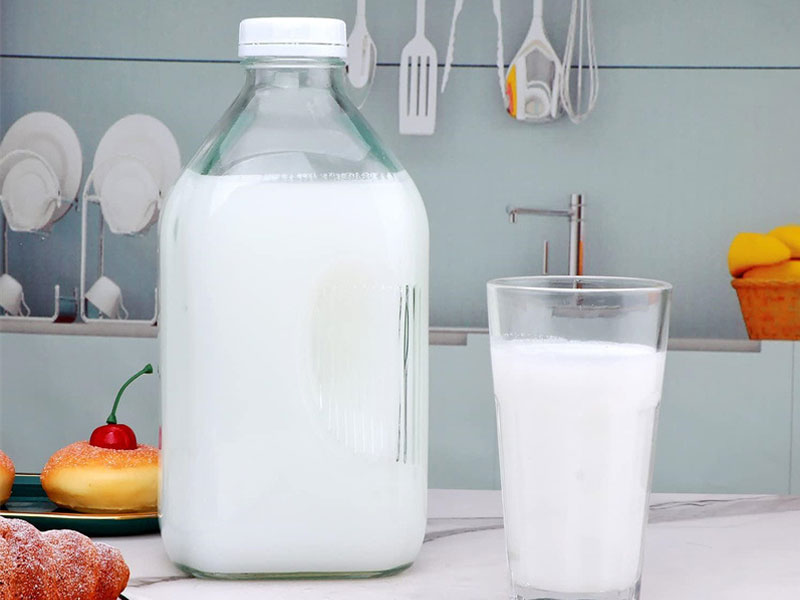 Glass Milk Jug