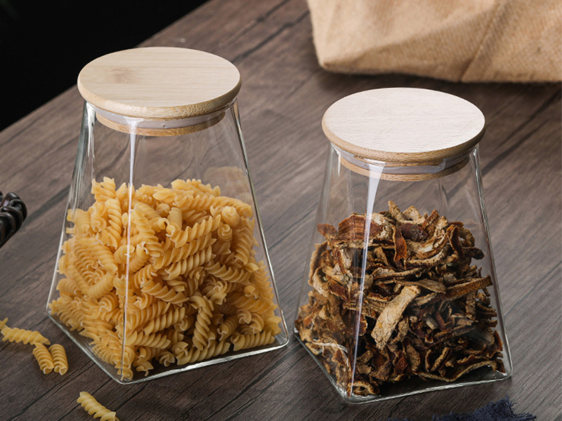 Glass Food Storage Jars with Lids