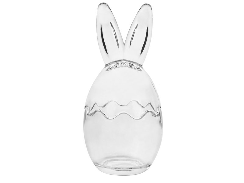 Cute Glass Bunny Jar with Ears 150ml 400ml 750ml