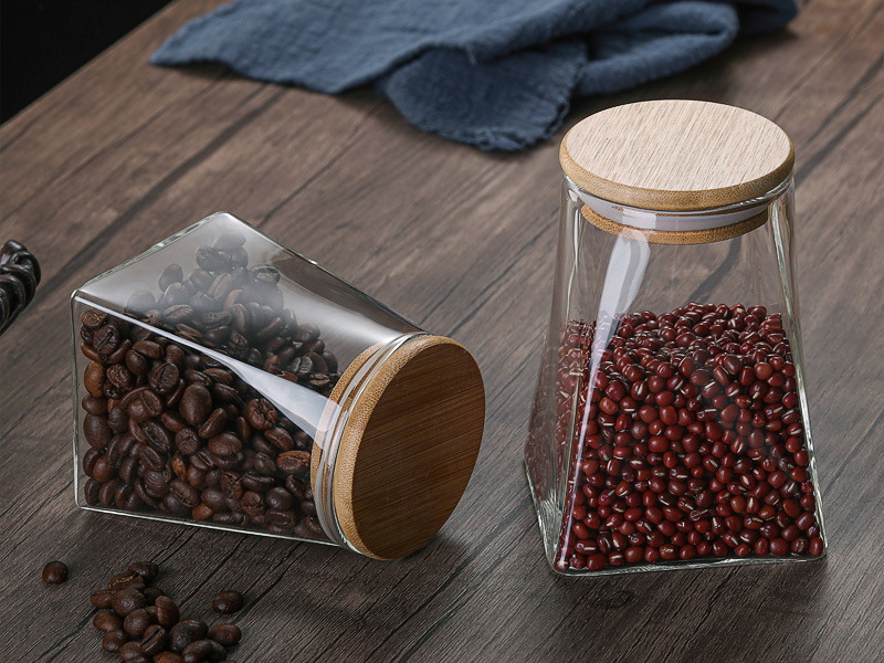 Glass Food Storage Jars with Lids