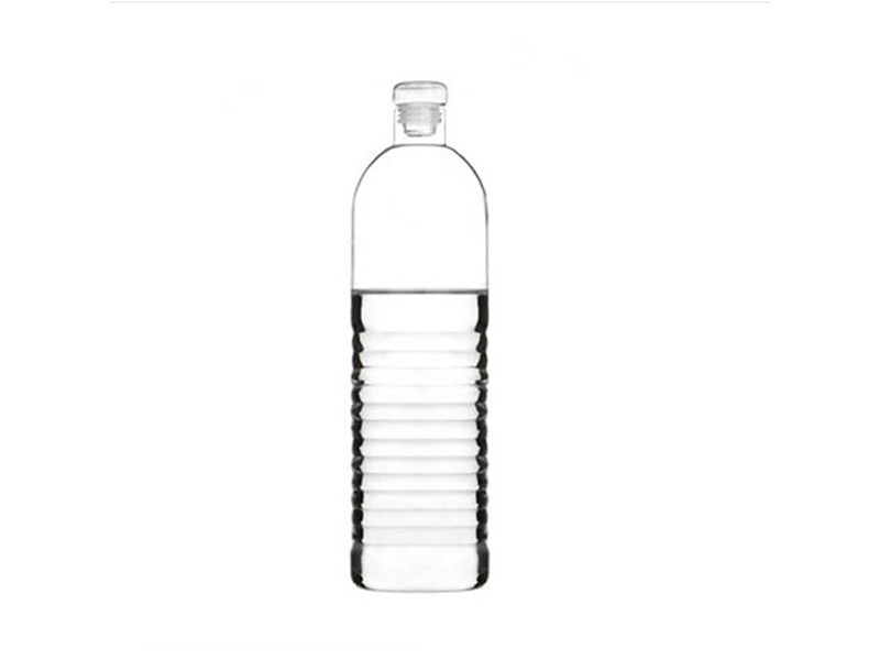 Glass Water Bottle with Glass Lid 500ml 1100ml