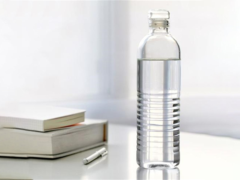 Glass Water Bottle with Glass Lid