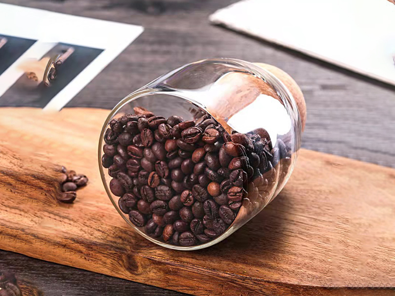 Glass Coffee Tea and Sugar Jars