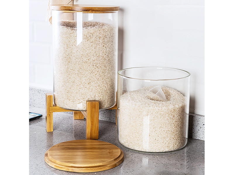 Glass Rice Container Measuring 5L 7.5L