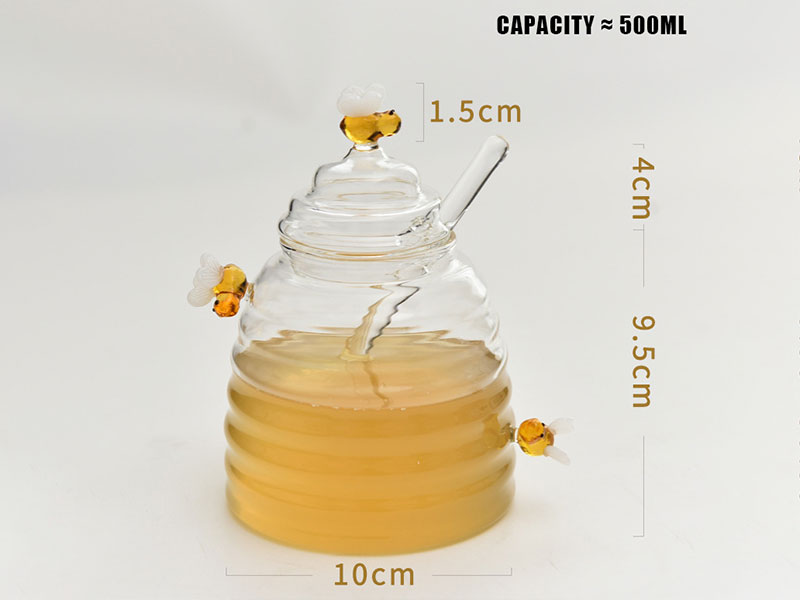 Honey Jar With Bee