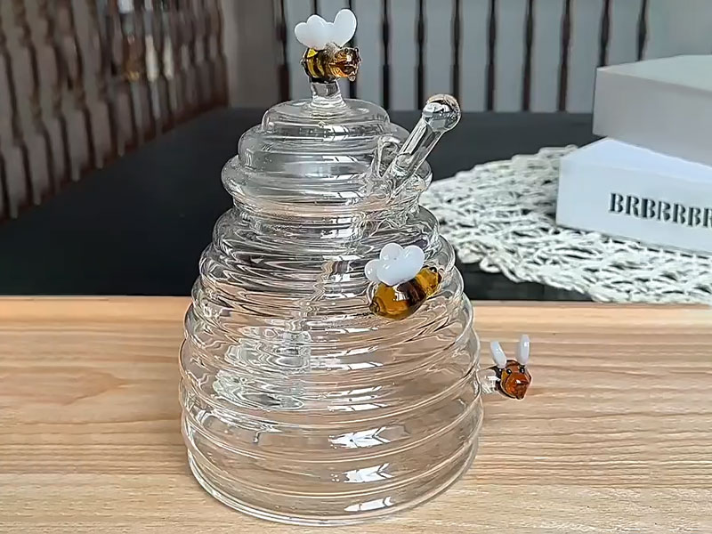 Honey Jar With Bee