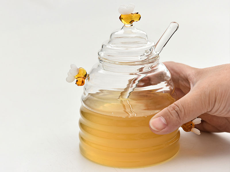 Honey Jar With Bee