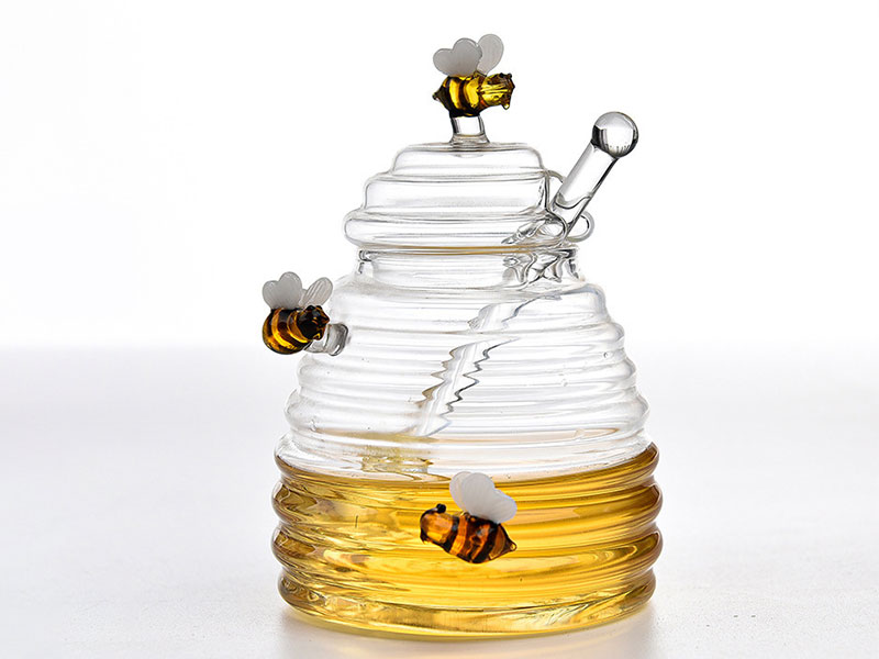 Honey Jar With Bee